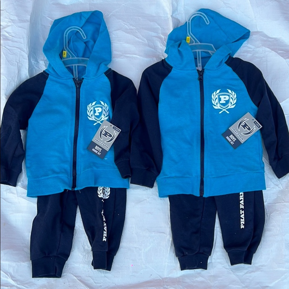 2 New Sweatsuits Size 18m & 24m
